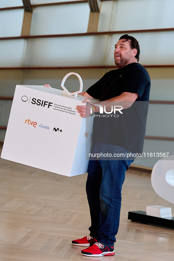 Hovik Keuchkerian attends the photocall for El Hoyo 2 during the 72nd San Sebastian International Film Festival in San Sebastian, Spain, on...