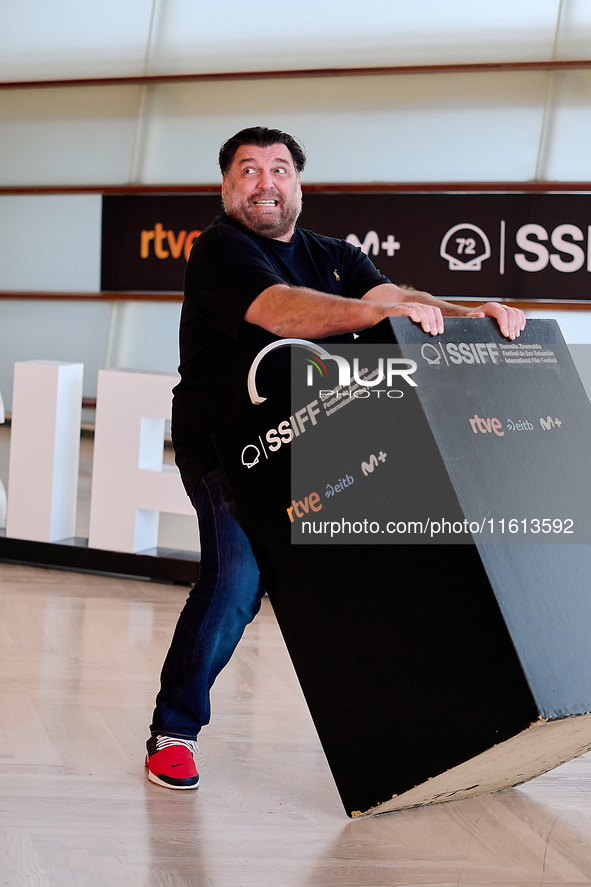 Hovik Keuchkerian attends the photocall for El Hoyo 2 during the 72nd San Sebastian International Film Festival in San Sebastian, Spain, on...