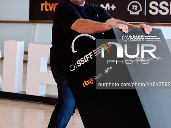 Hovik Keuchkerian attends the photocall for El Hoyo 2 during the 72nd San Sebastian International Film Festival in San Sebastian, Spain, on...