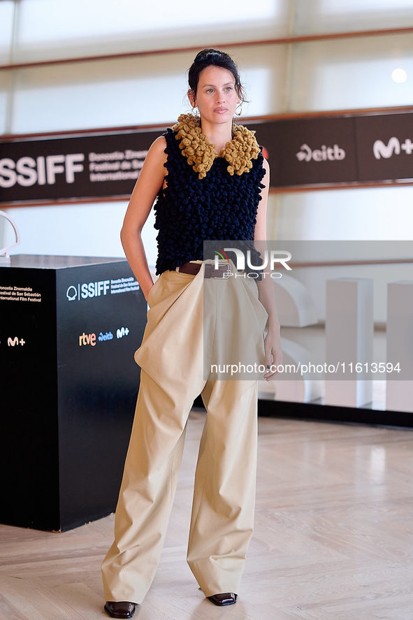 Milena Smit attends the photocall for El Hoyo 2 during the 72nd San Sebastian International Film Festival in San Sebastian, Spain, on Septem...