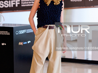 Milena Smit attends the photocall for El Hoyo 2 during the 72nd San Sebastian International Film Festival in San Sebastian, Spain, on Septem...