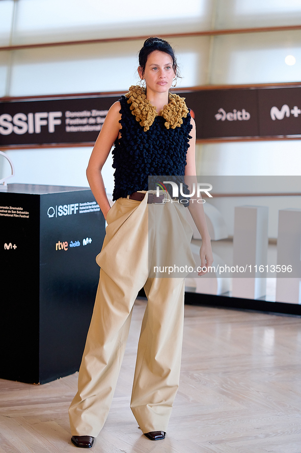 Milena Smit attends the photocall for El Hoyo 2 during the 72nd San Sebastian International Film Festival in San Sebastian, Spain, on Septem...