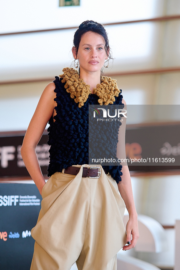 Milena Smit attends the photocall for El Hoyo 2 during the 72nd San Sebastian International Film Festival in San Sebastian, Spain, on Septem...