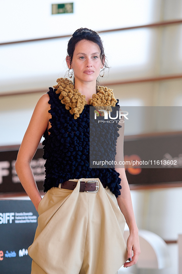 Milena Smit attends the photocall for El Hoyo 2 during the 72nd San Sebastian International Film Festival in San Sebastian, Spain, on Septem...