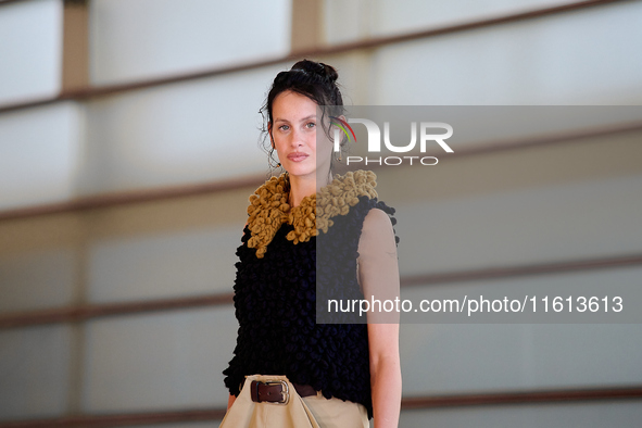 Milena Smit attends the photocall for El Hoyo 2 during the 72nd San Sebastian International Film Festival in San Sebastian, Spain, on Septem...