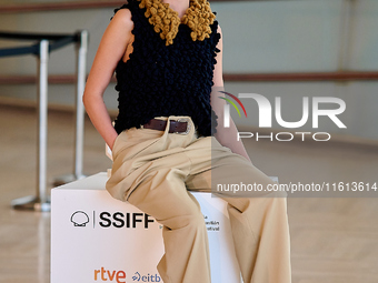 Milena Smit attends the photocall for El Hoyo 2 during the 72nd San Sebastian International Film Festival in San Sebastian, Spain, on Septem...