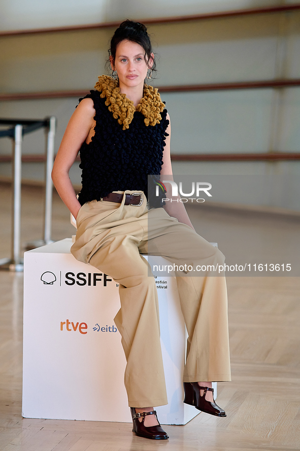 Milena Smit attends the photocall for El Hoyo 2 during the 72nd San Sebastian International Film Festival in San Sebastian, Spain, on Septem...