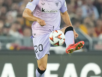 Unai Gomez attacking midfield of Athletic Club and Spain during the UEFA Europa League 2024/25 League Phase MD1 match between AS Roma and At...