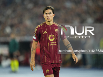 Paulo Dybala second striker of Roma and Argentina during the UEFA Europa League 2024/25 League Phase MD1 match between AS Roma and Athletic...