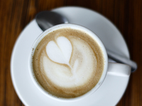 A cup of cappucino is seen in this illustration photo taken at a cafe in Krakow, Poland on September 26, 2024. (