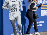 Competitors gather at the historic Tempelhof Airport in Berlin, Germany, on September 27, 2024, in preparation for the 50th edition of the B...