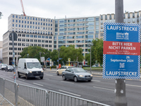 Streets in Berlin, Germany, face detours and traffic changes days ahead of the marathon. The 50th edition of the Berlin Marathon takes place...