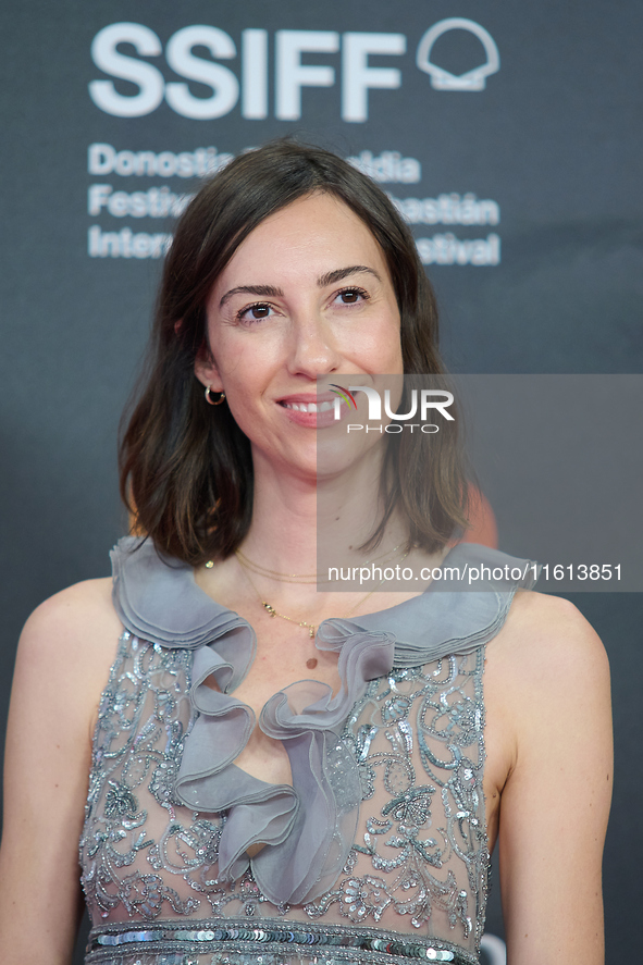 Gia Coppola attends the red carpet for The Last Show Girl during the 72nd San Sebastian International Film Festival in San Sebastian, Spain,...