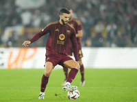 Mario Hermoso centre-back of Roma and Spain during the UEFA Europa League 2024/25 League Phase MD1 match between AS Roma and Athletic Club a...