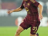 Tommaso Baldanzi attacking midfield of Roma and Italy during the UEFA Europa League 2024/25 League Phase MD1 match between AS Roma and Athle...