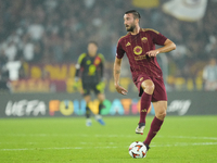 Bryan Cristante defensive midfield of Roma and Italy during the UEFA Europa League 2024/25 League Phase MD1 match between AS Roma and Athlet...