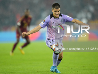 Inigo Ruiz de Galarreta central midfield of Athletic Club and Spain during the UEFA Europa League 2024/25 League Phase MD1 match between AS...