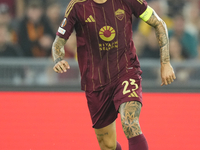 Gianluca Mancini centre-back of Roma and Italy during the UEFA Europa League 2024/25 League Phase MD1 match between AS Roma and Athletic Clu...