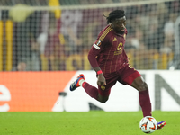 Manu Kone central midfield of Roma and France during the UEFA Europa League 2024/25 League Phase MD1 match between AS Roma and Athletic Club...