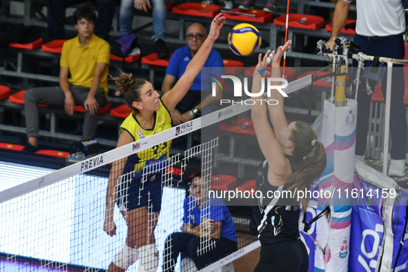 International Trophy ''Una squadra per un sorriso'' match between Wash4green Pinerolo and VakifBank Spor Kulubu in Chieri, Italy, on Septemb...