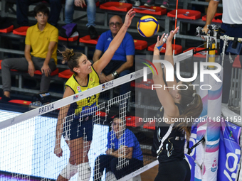 International Trophy ''Una squadra per un sorriso'' match between Wash4green Pinerolo and VakifBank Spor Kulubu in Chieri, Italy, on Septemb...