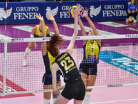 Marina Markova of VakifBank Spor Kulubu is in action during the International Trophy ''Una squadra per un sorriso'' match between Wash4green...