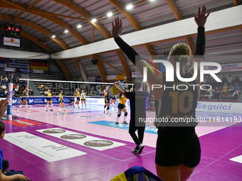 VakifBank Spor Kulubu wins the match and gains access to the final of the International Trophy ''Una squadra per un sorriso'' match between...