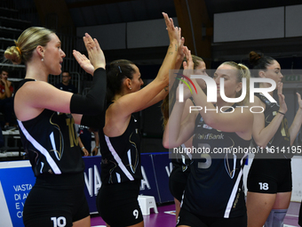 VakifBank Spor Kulubu wins the match and gains access to the final of the International Trophy ''Una squadra per un sorriso'' match between...