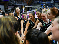 VakifBank Spor Kulubu wins the match and gains access to the final of the International Trophy ''Una squadra per un sorriso'' match between...