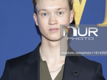 Orlando Schwerdt attends Lionsgate's ''White Bird'' New York screening at DGA Theater in New York, USA, on September 26, 2024. (