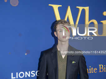 Orlando Schwerdt attends Lionsgate's ''White Bird'' New York screening at DGA Theater in New York, USA, on September 26, 2024. (