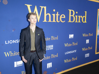 Orlando Schwerdt attends Lionsgate's ''White Bird'' New York screening at DGA Theater in New York, USA, on September 26, 2024. (