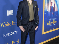 Orlando Schwerdt attends Lionsgate's ''White Bird'' New York screening at DGA Theater in New York, USA, on September 26, 2024. (