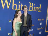 Ariella Glaser and Orlando Schwerdt attend the Lionsgate's ''White Bird'' New York screening at DGA Theater in New York, USA, on September 2...