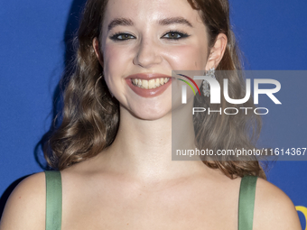 Ariella Glaser attends the Lionsgate's ''White Bird'' New York screening at DGA Theater in New York, USA, on September 26, 2024. (