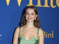 Ariella Glaser attends the Lionsgate's ''White Bird'' New York screening at DGA Theater in New York, USA, on September 26, 2024. (