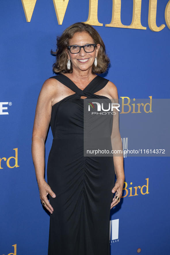 R. J. Palacio attends the Lionsgate's ''White Bird'' New York screening at DGA Theater in New York, USA, on September 26, 2024. 