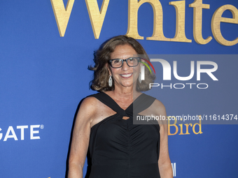 R. J. Palacio attends the Lionsgate's ''White Bird'' New York screening at DGA Theater in New York, USA, on September 26, 2024. (