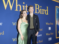 Ariella Glaser and Orlando Schwerdt attend the Lionsgate's ''White Bird'' New York screening at DGA Theater in New York, USA, on September 2...