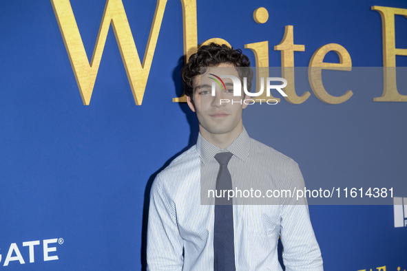 Bryce Gheisar attends the Lionsgate's ''White Bird'' New York screening at DGA Theater in New York, USA, on September 26, 2024. 