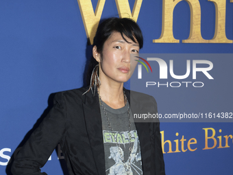 Jihae attends the Lionsgate's ''White Bird'' New York screening at DGA Theater in New York, USA, on September 26, 2024. (