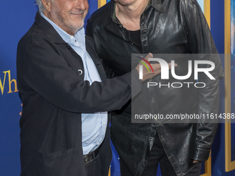 Dustin Hoffman and Marc Forster attend the Lionsgate's ''White Bird'' New York screening at DGA Theater in New York, USA, on September 26, 2...