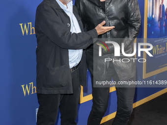 Dustin Hoffman and Marc Forster attend the Lionsgate's ''White Bird'' New York screening at DGA Theater in New York, USA, on September 26, 2...