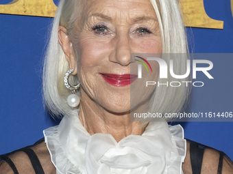 Helen Mirren attends the Lionsgate's ''White Bird'' New York screening at DGA Theater in New York, USA, on September 26, 2024. (