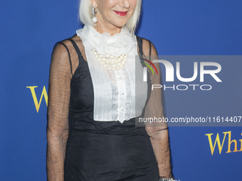 Helen Mirren attends the Lionsgate's ''White Bird'' New York screening at DGA Theater in New York, USA, on September 26, 2024. (