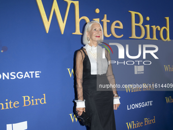 Helen Mirren attends the Lionsgate's ''White Bird'' New York screening at DGA Theater in New York, USA, on September 26, 2024. (