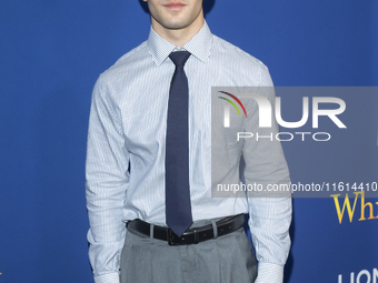 Bryce Gheisar attends the Lionsgate's ''White Bird'' New York screening at DGA Theater in New York, USA, on September 26, 2024. (