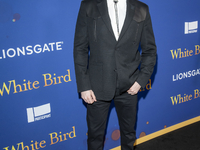 Cameron Moir attends the Lionsgate's ''White Bird'' New York screening at DGA Theater in New York, USA, on September 26, 2024. (