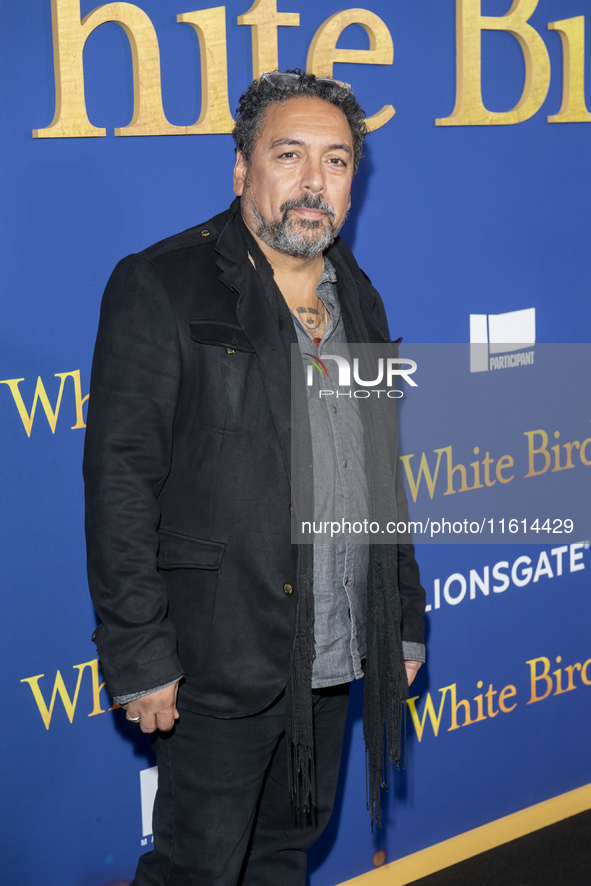 Felix Solis attends Lionsgate's ''White Bird'' New York screening at DGA Theater in New York, USA, on September 26, 2024. 