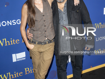 Tara Westwood and Felix Solis attend Lionsgate's ''White Bird'' New York screening at DGA Theater in New York, USA, on September 26, 2024. (